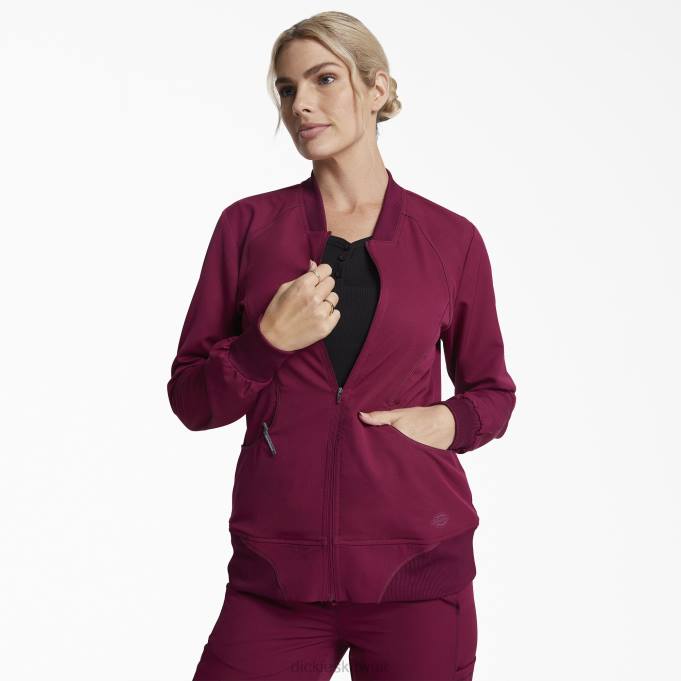 Dickies نحيف جاكت دايناميكس سحاب أمامي نبيذ (فوز) ثياب 84442632