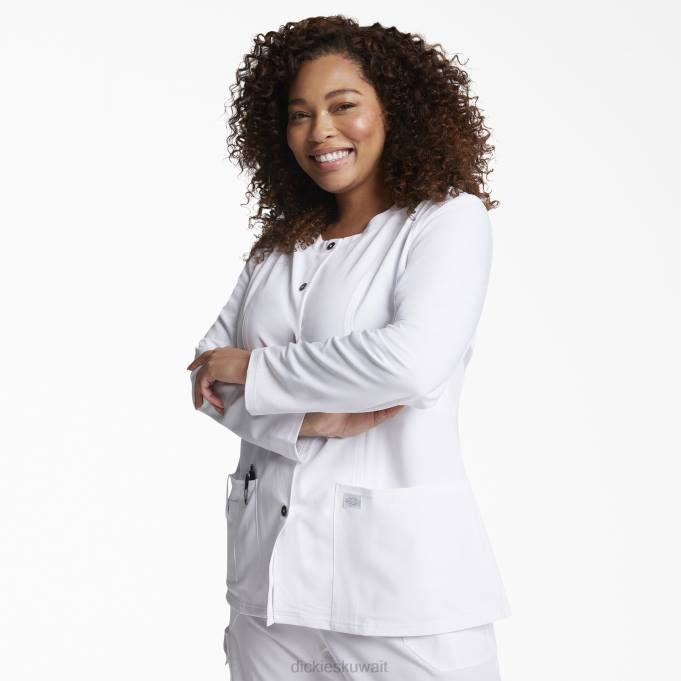 Dickies نحيف جاكيت إكستريم سترتش المفاجئة الأمامية أبيض (دوه) ثياب 84442646