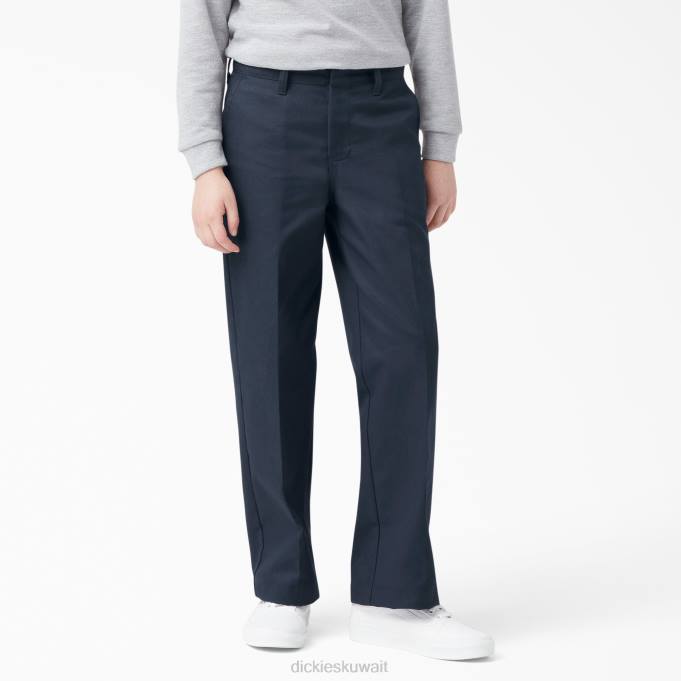 Dickies أطفال سروال كلاسيكي ملائم البحرية الداكنة (دن) ثياب 84442657