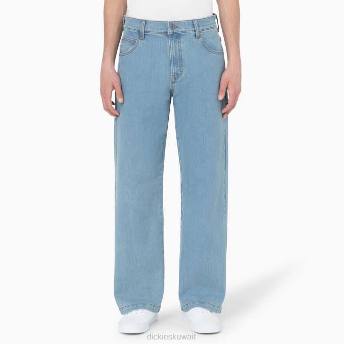 Dickies رجال بنطلون جينز واسع فضفاض من وينجفيل الدنيم الخفيف (المحدودة) ثياب 8444271