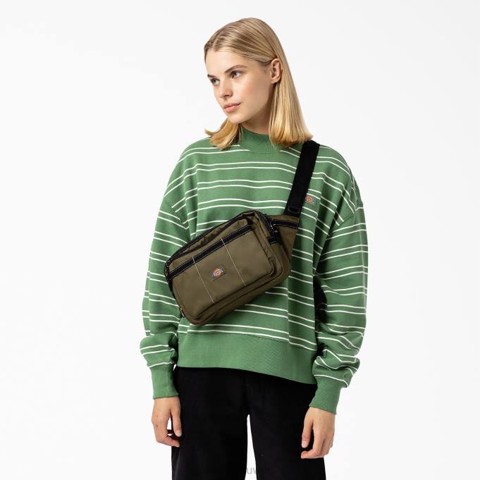 Dickies للجنسين حقيبة كروس آشفيل الأخضر العسكري (مل) مُكَمِّلات 84442760