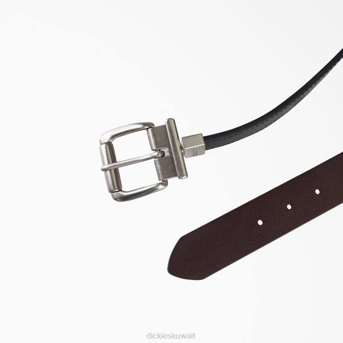 Dickies نحيف حزام مشبك دوار قابل للعكس أسود (بك) مُكَمِّلات 84442902