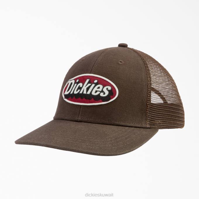 Dickies للجنسين كاب سائق شاحنة بشعار الماركة بني غامق (ديسيبل) مُكَمِّلات 84442905