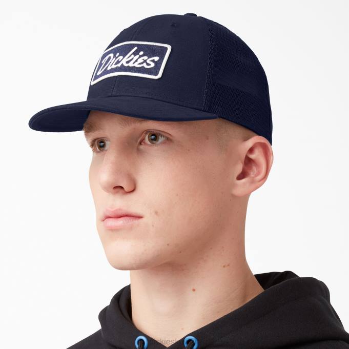 Dickies للجنسين كاب سائق شاحنة بشعار الماركة الحبر البحري (إيك) مُكَمِّلات 84442906