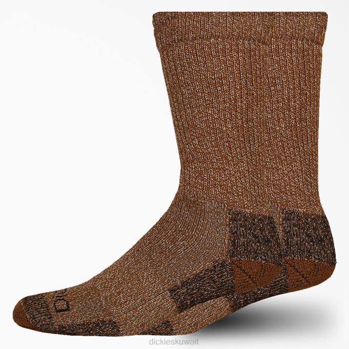 Dickies للجنسين جوارب طاقم من الصلب للتحكم في الرطوبة من قطعتين البط البني (دينار بحريني) مُكَمِّلات 84442988