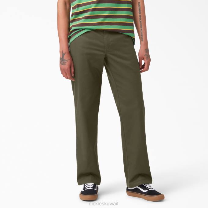 Dickies رجال بنطلون جينز فنسنت الفاريز أخضر عسكري (مل) ثياب 8444319