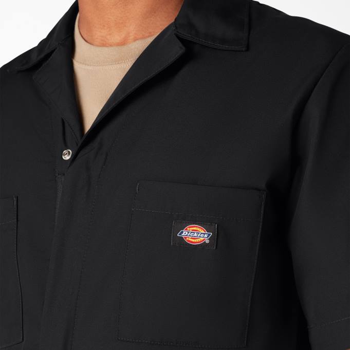 Dickies رجال معاطف قصيرة الأكمام قصير ملابس العمل 8444323