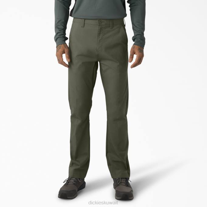 Dickies رجال سروال التبريد الهجين الطحلب الأخضر (مللي ثانية) ملابس العمل 844465