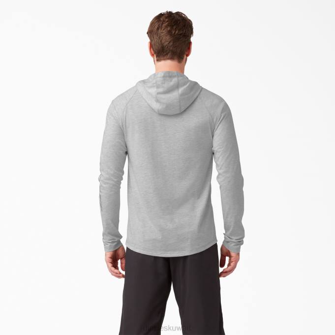 Dickies رجال قميص الشمس أداء التبريد الرماد الرمادي (حج) ثياب 8444650