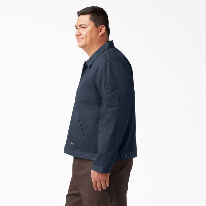 Dickies رجال سترة أيزنهاور غير مبطنة البحرية الداكنة (دن) ثياب 8444960