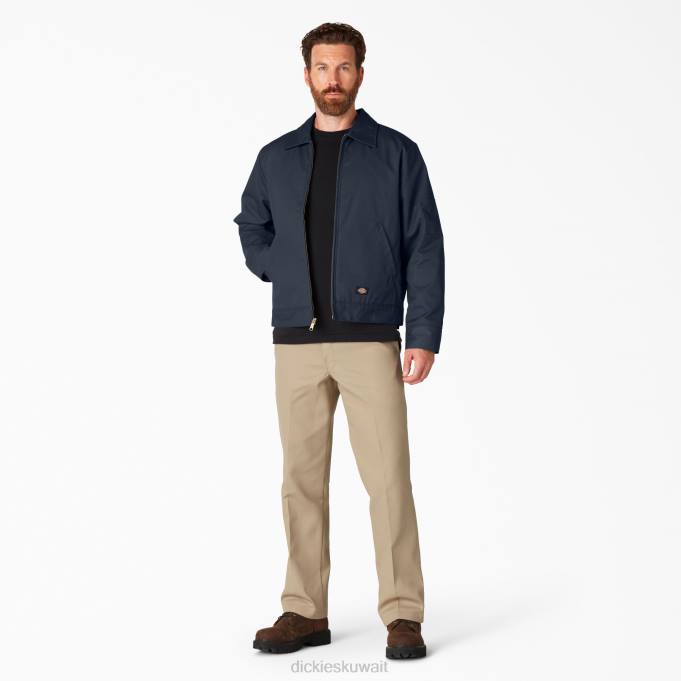 Dickies رجال سترة أيزنهاور معزولة البحرية الداكنة (دن) ثياب 8444966
