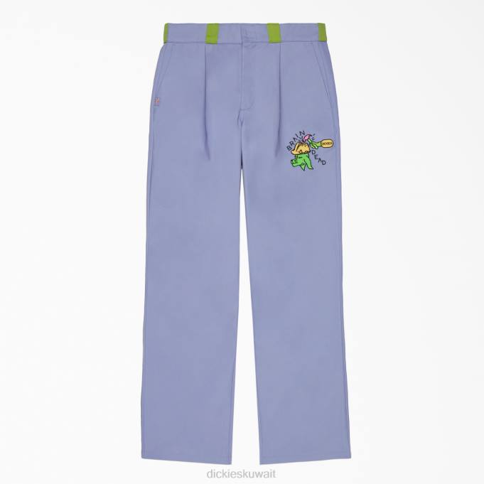 Dickies رجال 874 سروال عمل مصبوغ ميت الدماغ لافندر (لاف) ملابس العمل 8444246