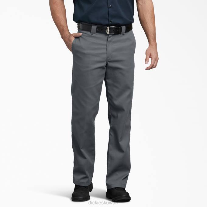 Dickies رجال 874 بنطلون عمل فليكس رمادي فحمي (ch) ملابس العمل 844422