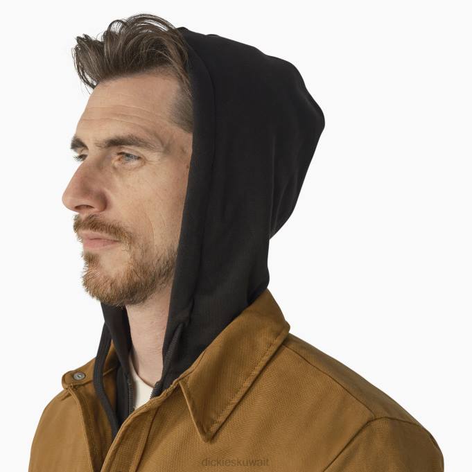 Dickies رجال سترة قميص بطة التزلج بطة بنية (BD) ثياب 84441025