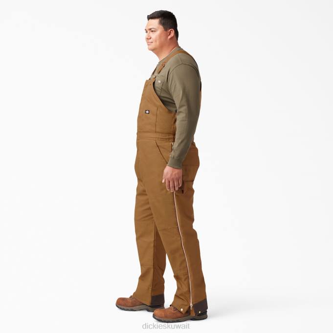 Dickies رجال وزرة مريلة معزولة بطة بطة بنية (BD) ثياب 84441442