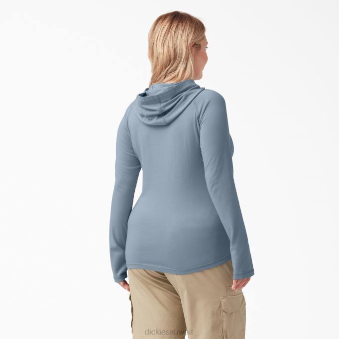 Dickies نحيف بالإضافة إلى قميص الشمس Cooling Performance ضباب أزرق (fe) ثياب 84441645