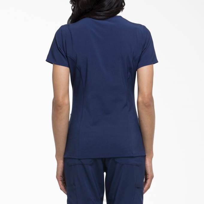 Dickies نحيف EDS Essentials V-neck Scrub Top الأزرق الداكن (nyps) ثياب 84442454