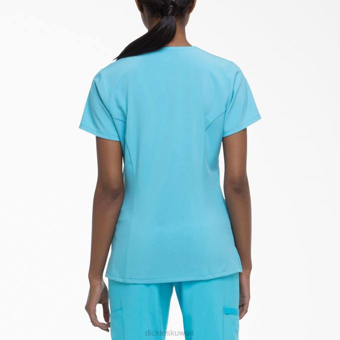 Dickies نحيف EDS Essentials V-neck Scrub Top الفيروز (tq) ثياب 84442459
