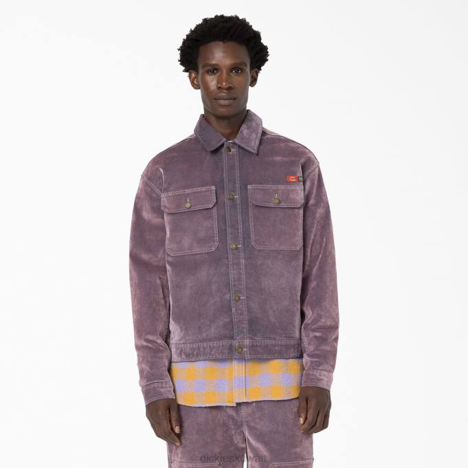 Dickies رجال حفل الافتتاح قطيع سترة فائدة الدنيم أرجواني (LC) ثياب 84441065