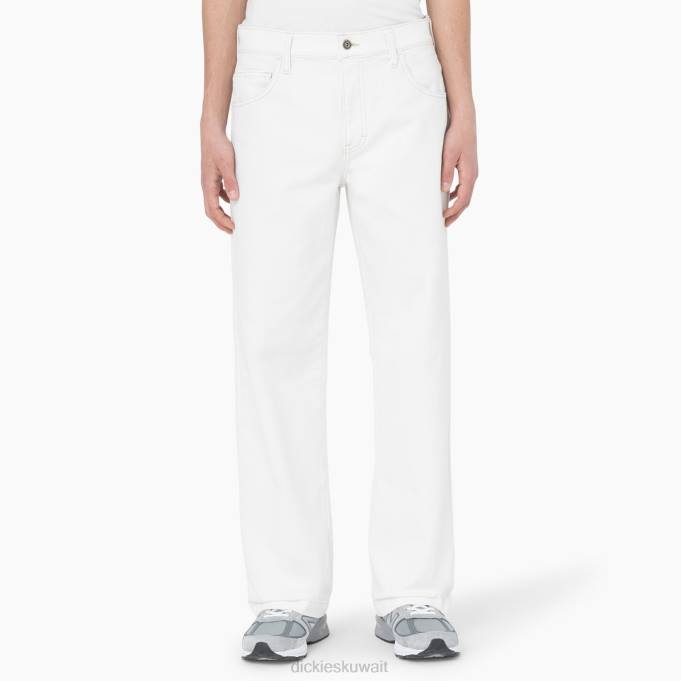 Dickies رجال بنطلون جينز واسع فضفاض من وينجفيل بيج طبيعي (NT) ثياب 8444273