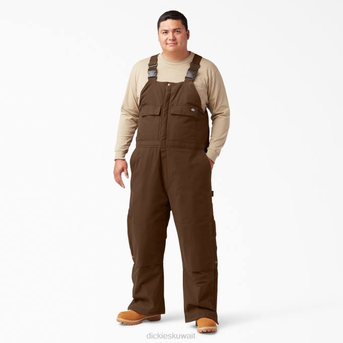 Dickies رجال وزرة مريلة معزولة بطة غطى بالرمل خشب بني (TB) ثياب 84441439