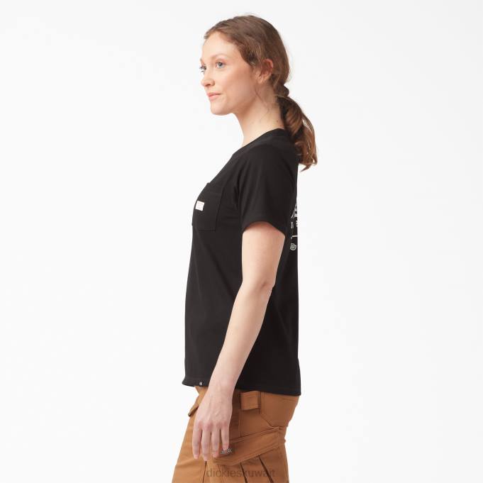 Dickies نحيف تي شيرت الشواء النهائي من Traeger أسود (كيلو بايت) ثياب 84442176