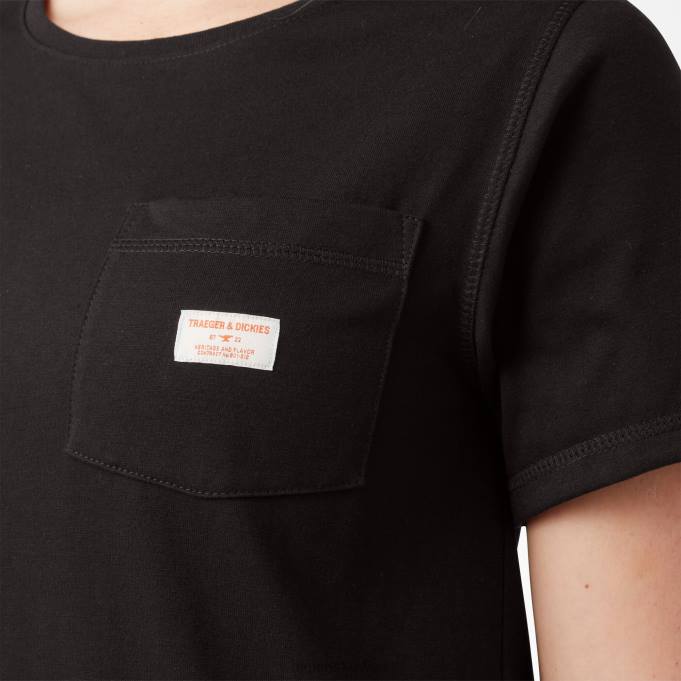Dickies نحيف تي شيرت الشواء النهائي من Traeger أسود (كيلو بايت) ثياب 84442176