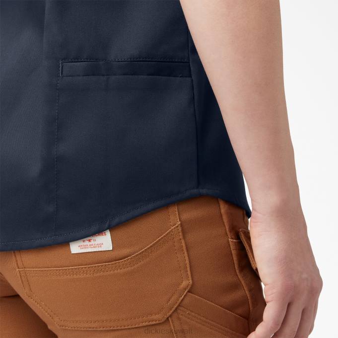 Dickies نحيف قميص Traeger Ultimate Grill البحرية الداكنة (دن) ملابس العمل 84442157