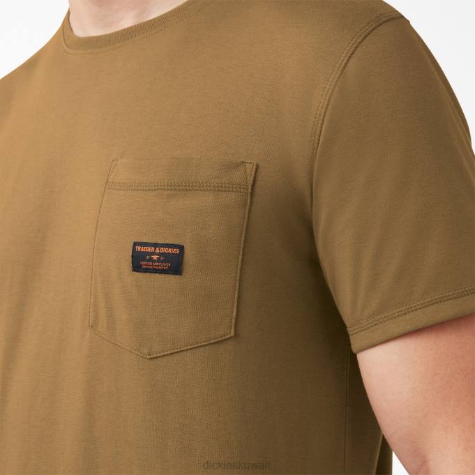 Dickies رجال تي شيرت Traeger Ultimate Grill بطة بنية (BD) ثياب 8444592