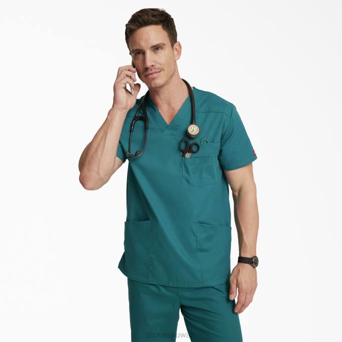 Dickies رجال بلوزة برقبة على شكل حرف V من إي دي إس عادي ثياب 84441263