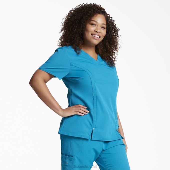 Dickies نحيف بلوزة إكستريم سترتش برقبة على شكل V البط البري (dtl) ثياب 84442464