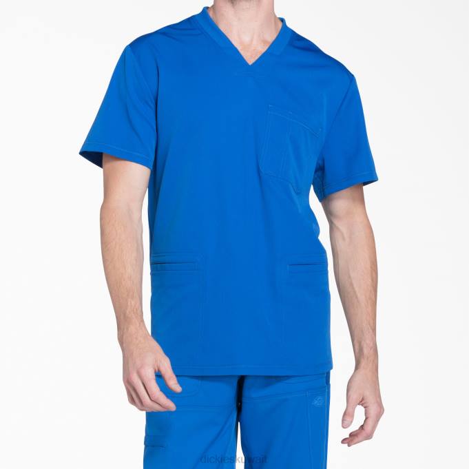 Dickies رجال بلوزة مقشر برقبة على شكل حرف V من ديناميكس أزرق ملكي (rb) ثياب 84441357