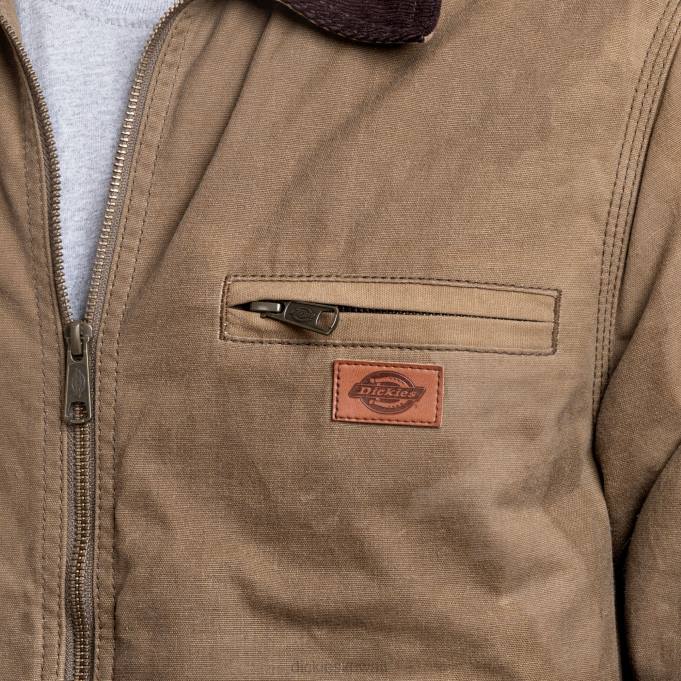 Dickies رجال سترة أيزنهاور قماش مشمع البلوط (ac2) ثياب 84441186