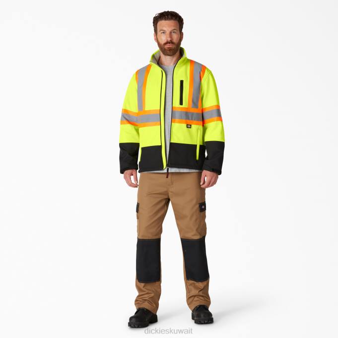 Dickies للجنسين مرحبا بكم سترة سوفتشيل السلامة ansi أصفر (ay) ملابس العمل 84441456