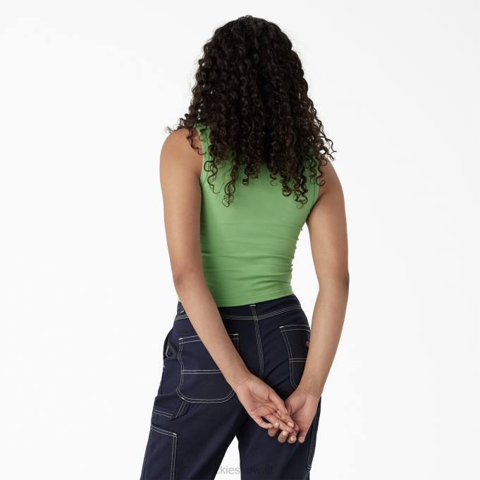 Dickies نحيف أعلى خزان اقتصاص الرسم التفاح والنعناع (ar2) ثياب 84442111