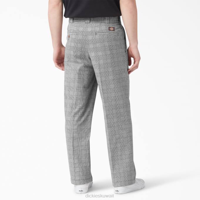 Dickies رجال سروال مطوي من bakerhill منقوشة البني (bp3) ثياب 8444318