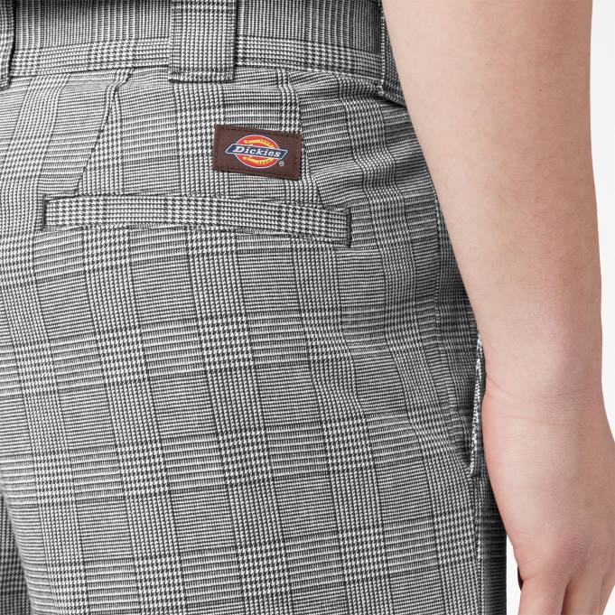 Dickies رجال سروال مطوي من bakerhill منقوشة البني (bp3) ثياب 8444318