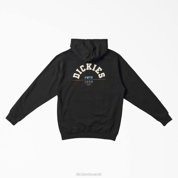 Dickies رجال هودي فورت وورث الرسم أسود (bk) ثياب 84441145