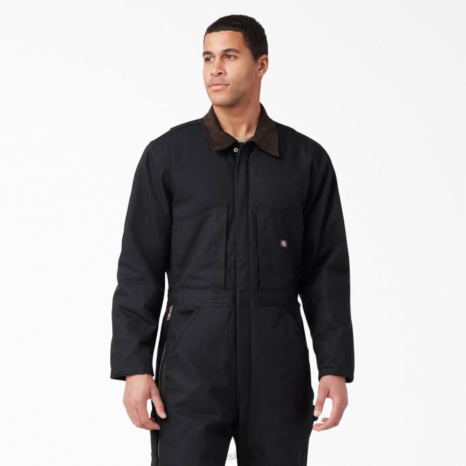 Dickies رجال معاطف بطة معزولة أسود (bk) ملابس العمل 84441349