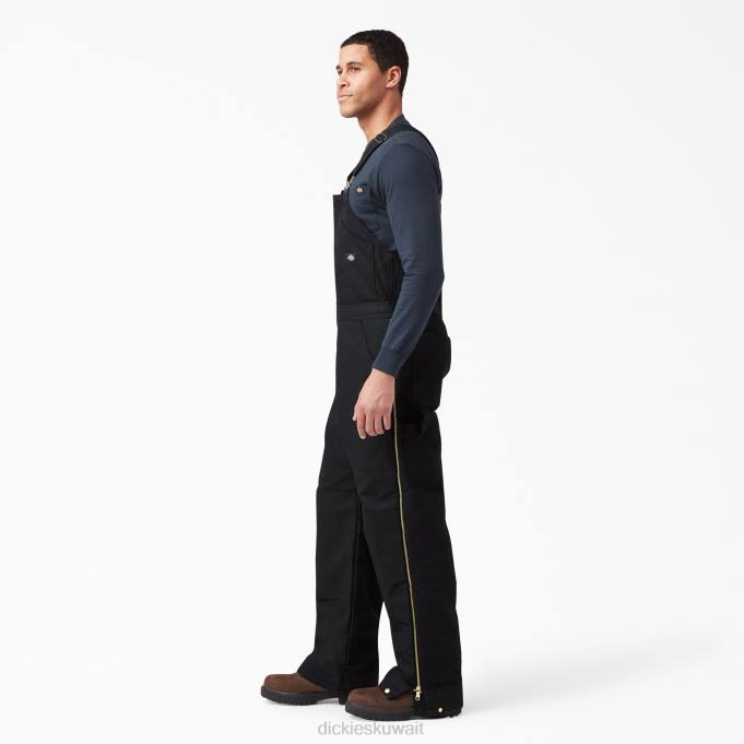 Dickies رجال وزرة مريلة معزولة بطة أسود (bk) ثياب 84441443