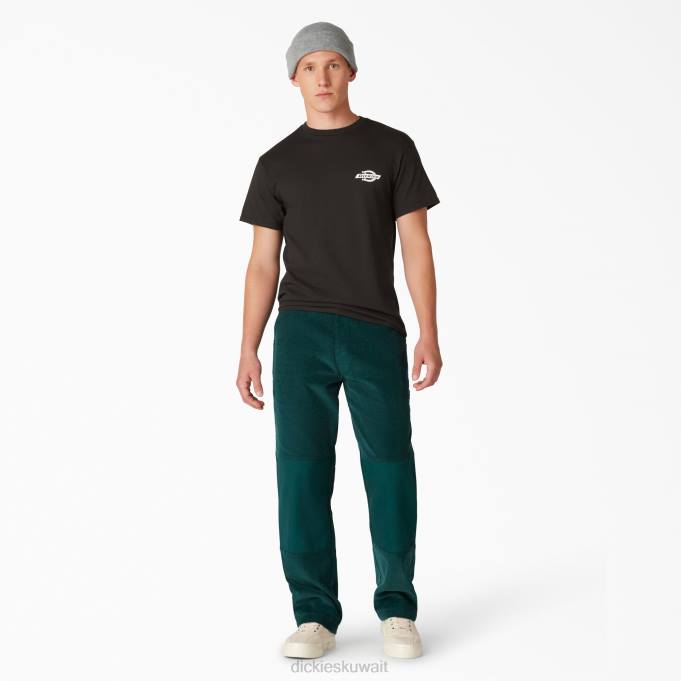 Dickies رجال تي شيرت بتصميم تراثي أسود (bk) ثياب 8444903