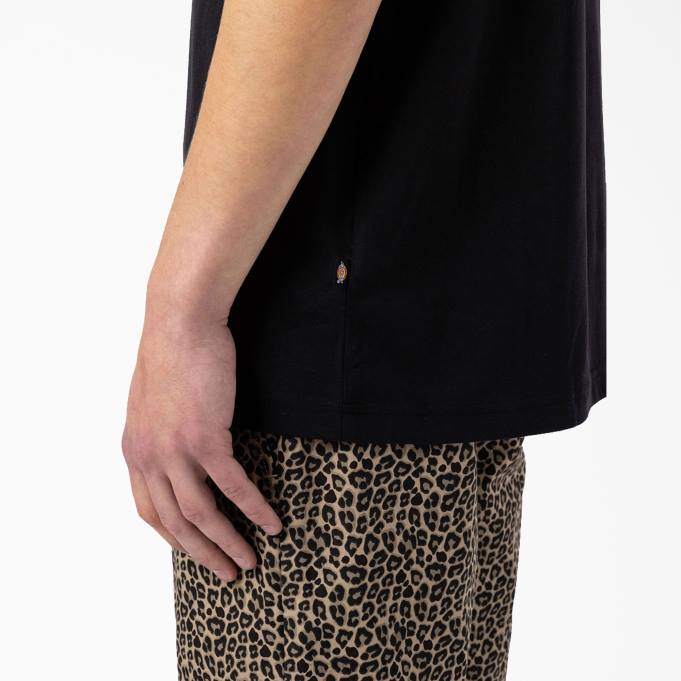 Dickies رجال تزلج جبل فيستا تي شيرت أسود (bkx) ثياب 8444929