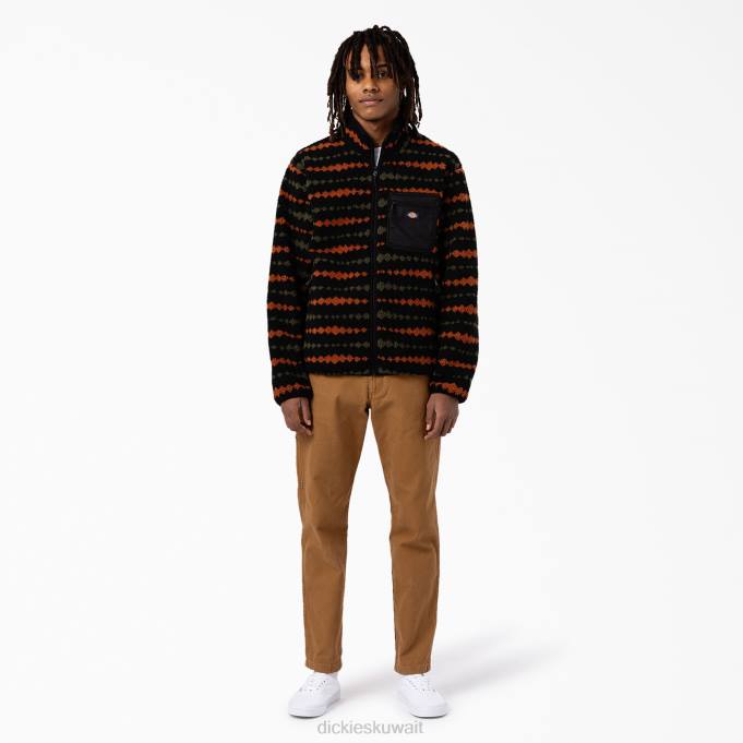 Dickies رجال سترة فالكفيل الصوف أسود / أخضر عسكري (bmn) ثياب 84441164