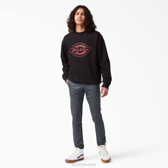 Dickies رجال سروال العمل نحيل صالح رمادي فحمي (ch) ملابس العمل 8444148