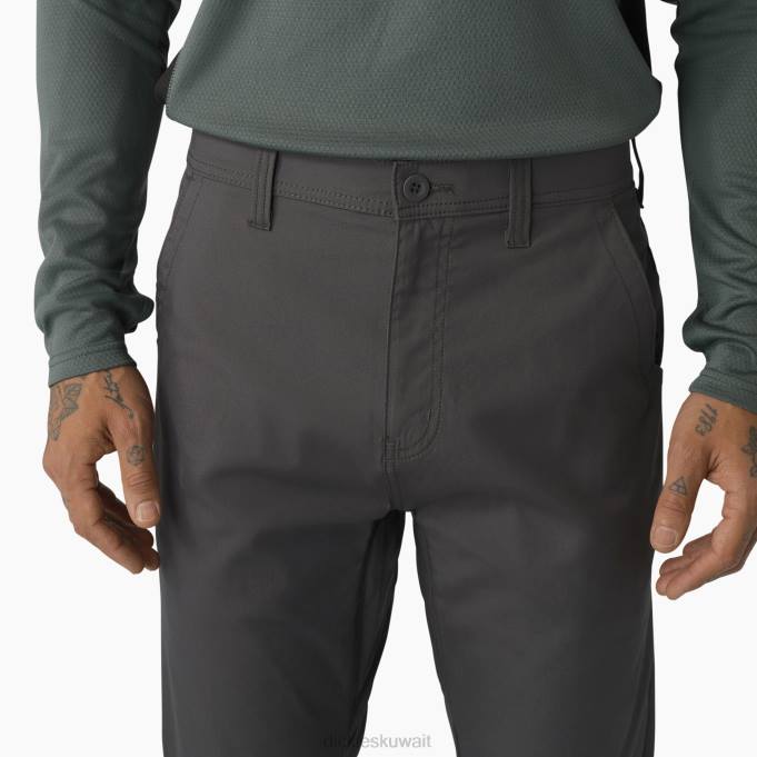 Dickies رجال سروال التبريد الهجين رمادي فحمي (ch) ملابس العمل 844462