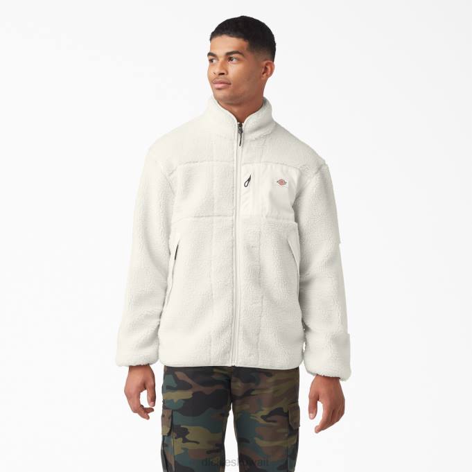 Dickies رجال سترة الصوف المزلق الأحمر سحابة (cl9) ثياب 84441081