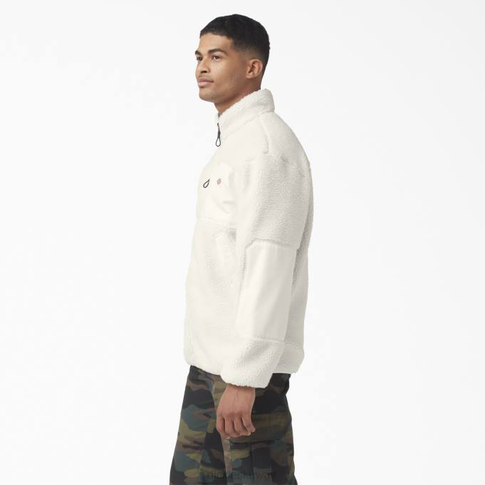 Dickies رجال سترة الصوف المزلق الأحمر سحابة (cl9) ثياب 84441081