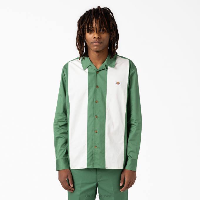 Dickies رجال ويستوفر قميص طويل الأكمام اللبلاب الداكن (d2i) ثياب 8444838