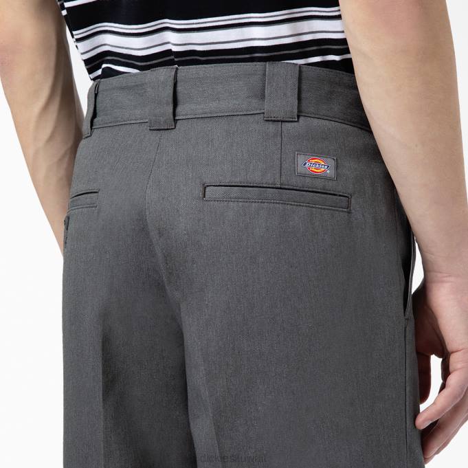 Dickies رجال السراويل العمل deatsville هيذر الرمادي الأردواز (sh1) ملابس العمل 8444335