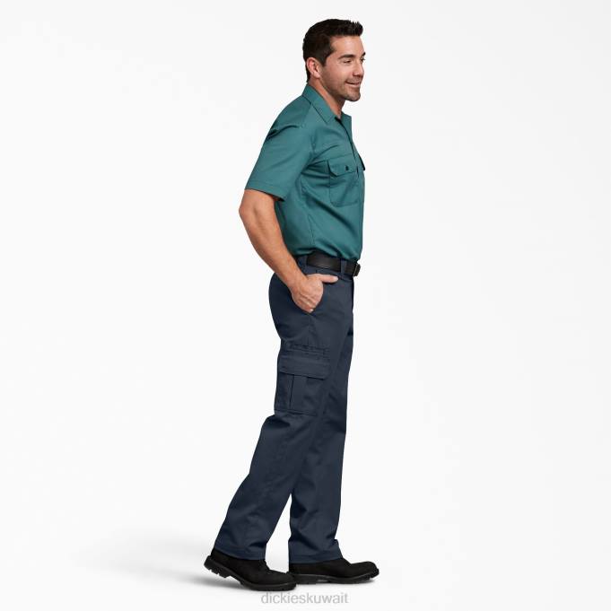 Dickies رجال سروال كارغو فليكس عادي البحرية الداكنة (dn) ثياب 844435
